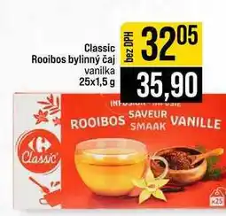 Jip Classic Rooibos bylinný čaj Classic vanilka nabídka