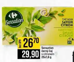 Jip Sensation černý čaj s citronem nabídka