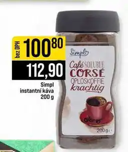 Jip Simpl krachtig instantní káva nabídka