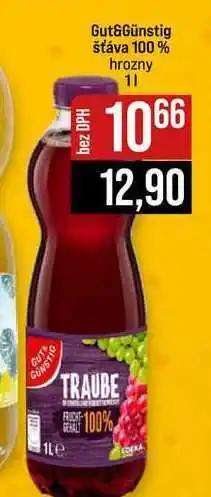 Jip Gut&Günstig šťáva 100% hrozny nabídka