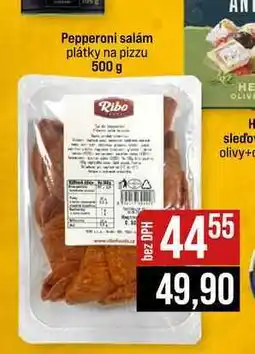 Jip Pepperoni salám plátky na pizzu nabídka