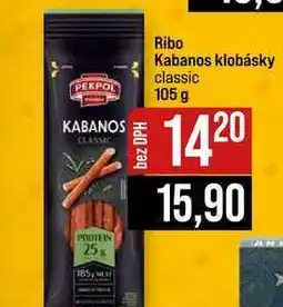 Jip Ribo Kabanos klobásky classic nabídka
