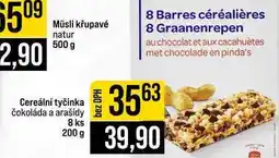 Jip Cereální tyčinka čokoláda a arašídy 8 ks nabídka