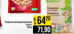 Jip Pražené neloupané pistácie solené nabídka