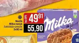 Jip Nestlé Milka nanuk čokoláda+preclík 3x90 ml nabídka