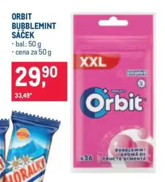 ORBIT BUBBLEMINT SÁČEK