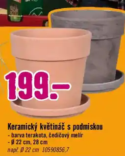 Hornbach Keramický květináč s podmiskou nabídka