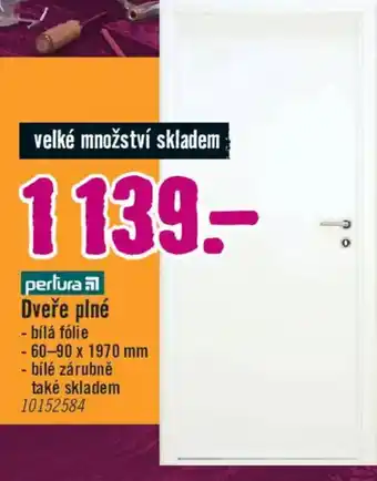 Perfura dveře plné
