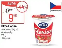 Globus Olma florían smetanový jogurt nabídka