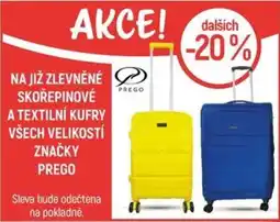 Globus Prego skořepinové a textilní kufry nabídka