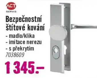 Act servis bezpečnostní štíтовé kování