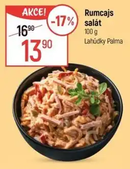 Globus Lahůdky Palma Rumcajs salát nabídka