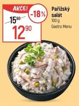 Globus Gastro Menu Pařížský salát nabídka