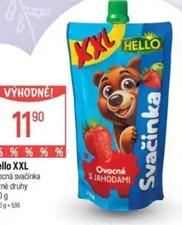 Globus Hello XXL ovocná svačinka s jahodami nabídka