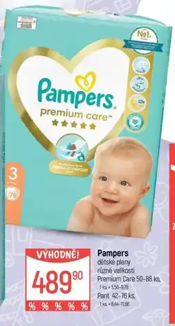 Globus Pampers dětské pleny nabídka