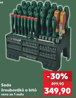 Kaufland Parkside šroubováků a bitů nabídka