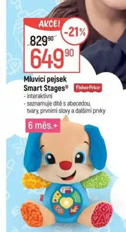 Globus Fisher-price mluvící pejsek smart stages nabídka