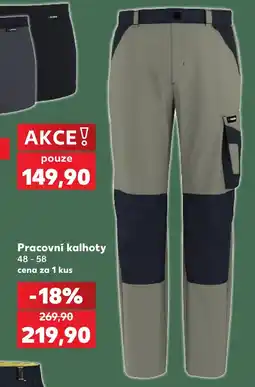 Kaufland Pricol pracovní kalhoty nabídka