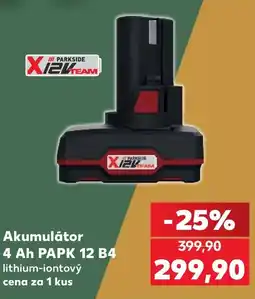 Kaufland Parkside akumulátor 4 Ah PAPK 12 B4 nabídka