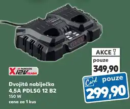 Kaufland Parkside X12V Team dvojitá nabíječka 4,5A PDLSG 12 B2 150 W nabídka