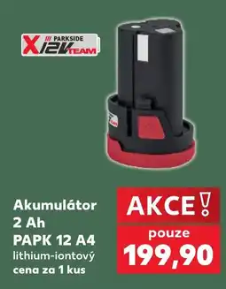 Kaufland Parkside X12V Team akumulátor 2 Ah PAPK 12 A4 lithium-ionový nabídka