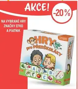 Globus Efko hry pro předškoláky nabídka