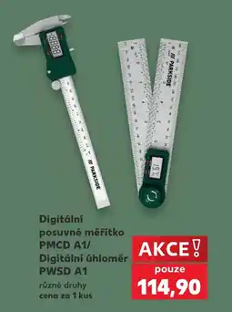 Kaufland Parkside digitální posuvné měřítko PMCD A1/ digitální úhloměr PWS D A1 nabídka
