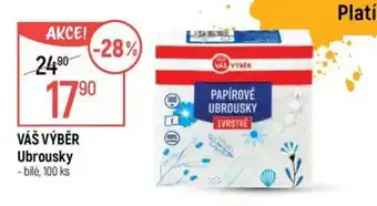Váš výběr ubrousky