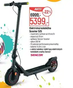 Globus Sencor elektrická koloběžka Scooter S25 nabídka