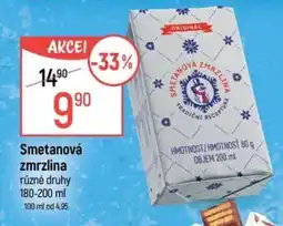 Globus Smetanová zmrzlina nabídka