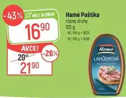 Globus Hamé lahůdková nabídka