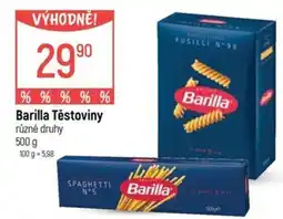 Globus Barilla Těstoviny nabídka