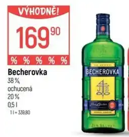 Globus Becherovka nabídka