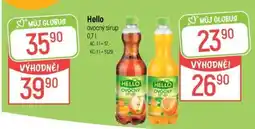 Globus Hello ovocný sirup nabídka