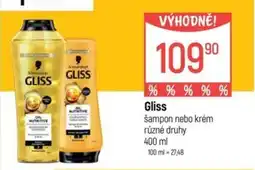 Globus Gliss šampon nebo krém nabídka