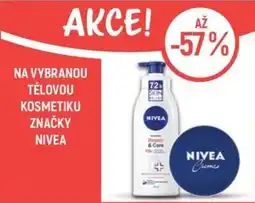 Globus Nivea tělová kosmetika nabídka