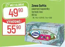 Globus Zewa Softis papírové kapesníky nabídka