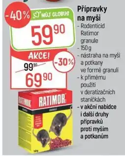 Globus Ratimor granule nabídka