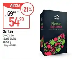 Globus Santée ovocný čaj nabídka