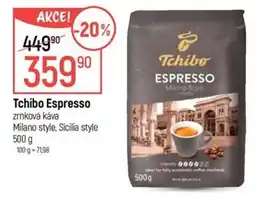 Globus Tchibo Espresso nabídka