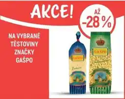 Globus Gašpo těstoviny nabídka
