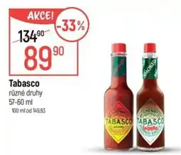 Globus Tabasco různé druhy nabídka