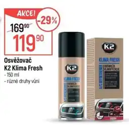 Globus K2 osvěžovač klimatizace nabídka