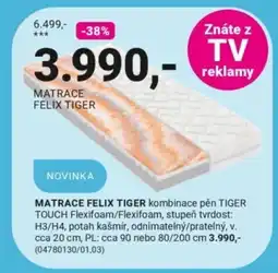 Möbelix Matrace felix tiger nabídka