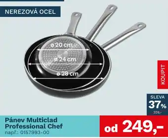 Pánev Multiclad Professional Chef