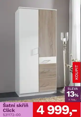Click šatní skříň