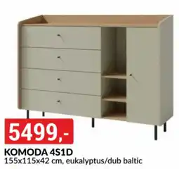 Baumax Komoda 4s1d nabídka