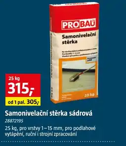 Bauhaus Probau samonivelační stěrka sádrová nabídka
