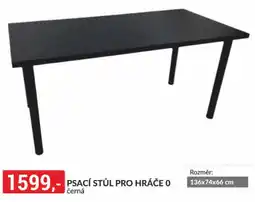 Baumax Psací stůl pro hráče 0 nabídka