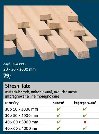 Bauhaus Stresni late nabídka